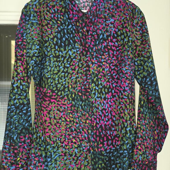 NWT Express Multicolored Shirt  Size XS - Picture 2 of 3